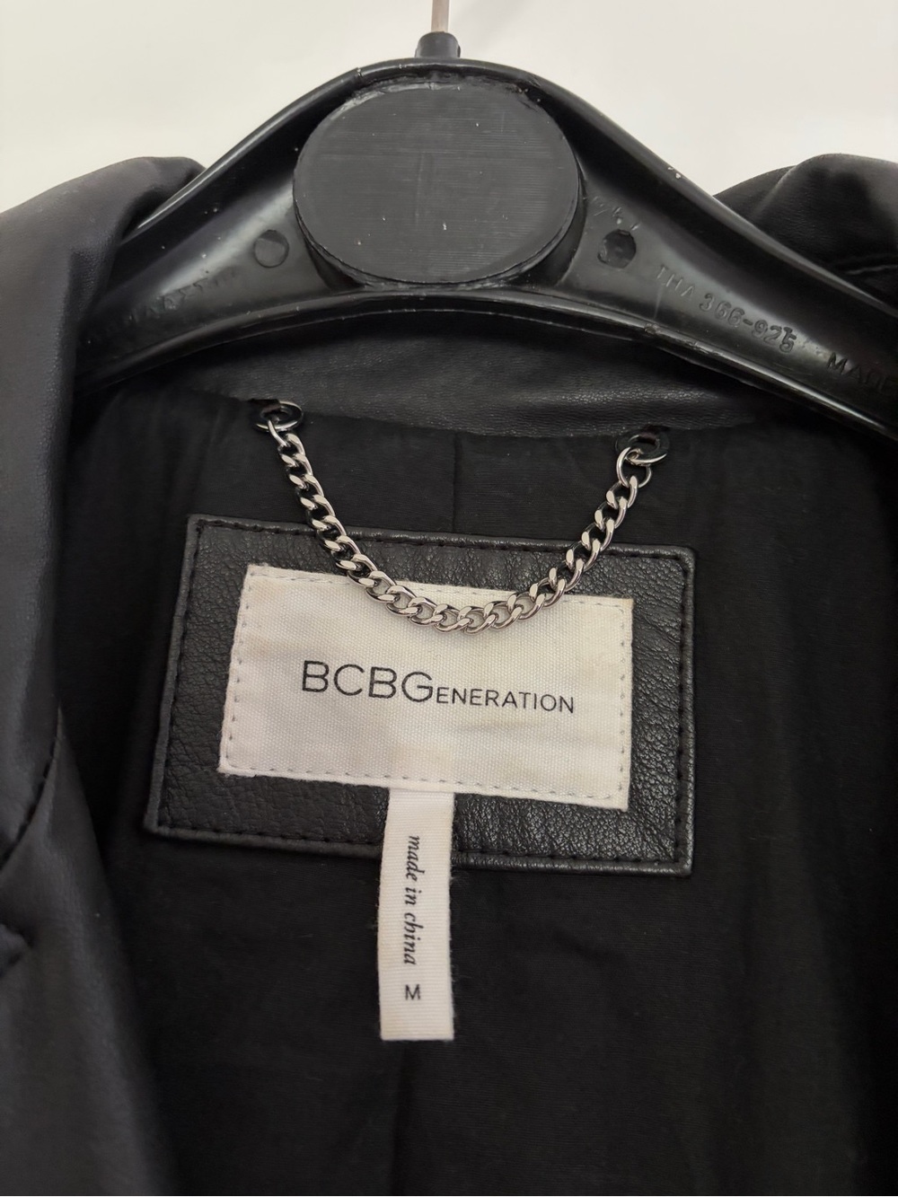 BCBGeneration Black Leather Moto Jacket - Picture 2 of 3